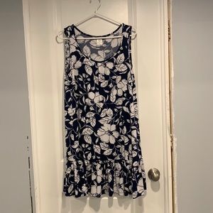 Kim & Co., Printed, Brazil Knit, Sleeveless, Tunic, Dress.